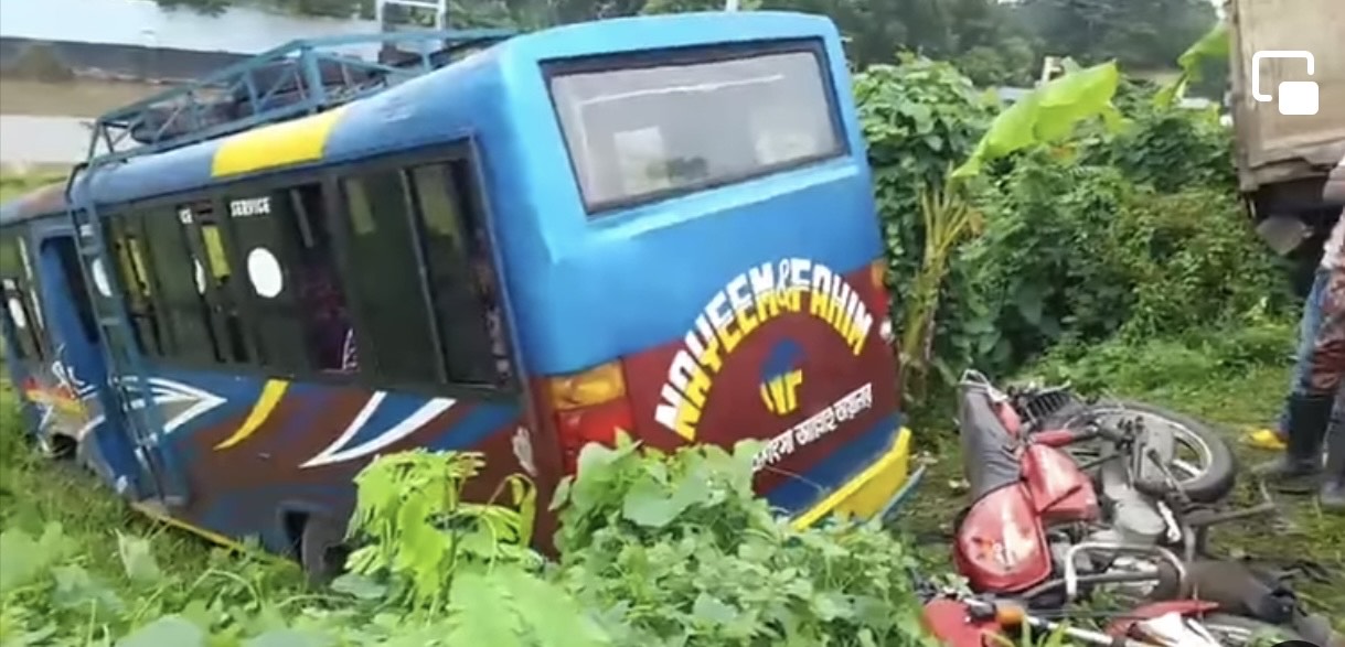 ওসমানীনগরে ৫ গাড়ির মধ্যে সংঘর্ষ, নিহত ১