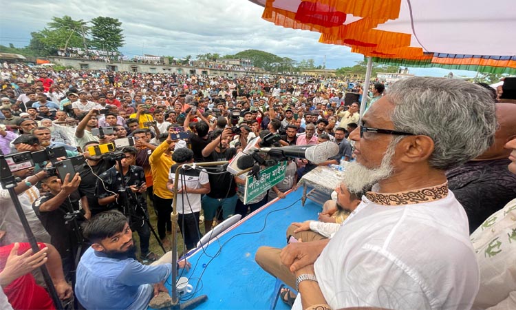 বালাগঞ্জে মফুরের নির্বাচনী জনসভা জনসমুদ্রে পরিণত